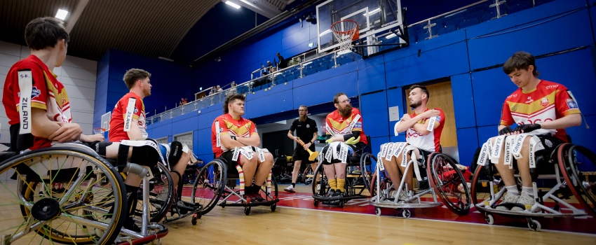 Wheelchair Squads named for the visit of Edinburgh!