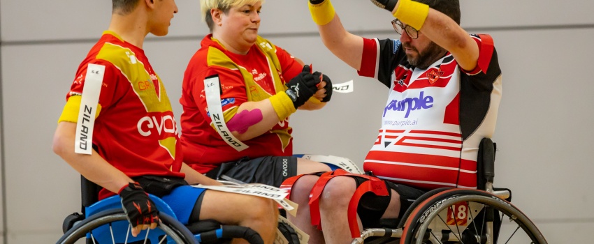 Another Wheelchair Rugby League Double Header this weekend!