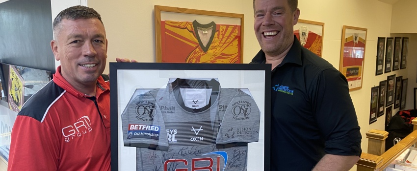 Eagles delighted by Albion Detection sponsorship