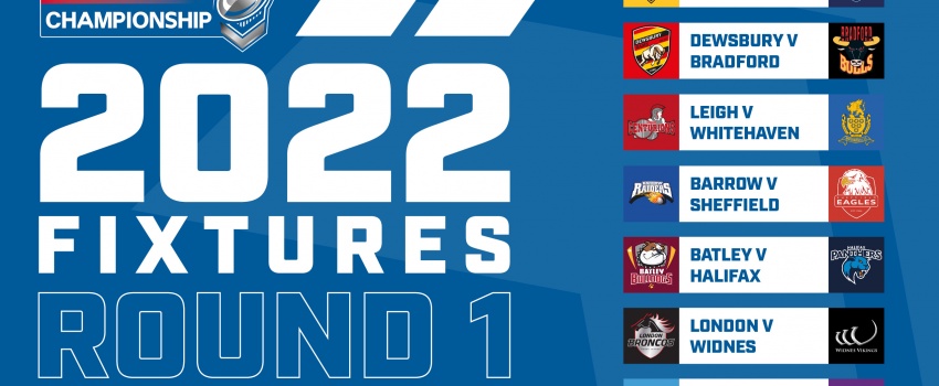 Sheffield Eagles fixtures for 2022 season