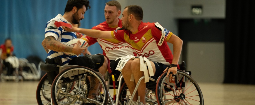 Double Header of Wheelchair Rugby League Action This Saturday